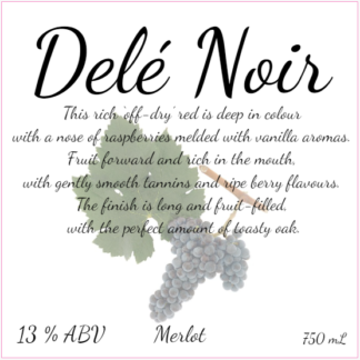 Delé Noir Label